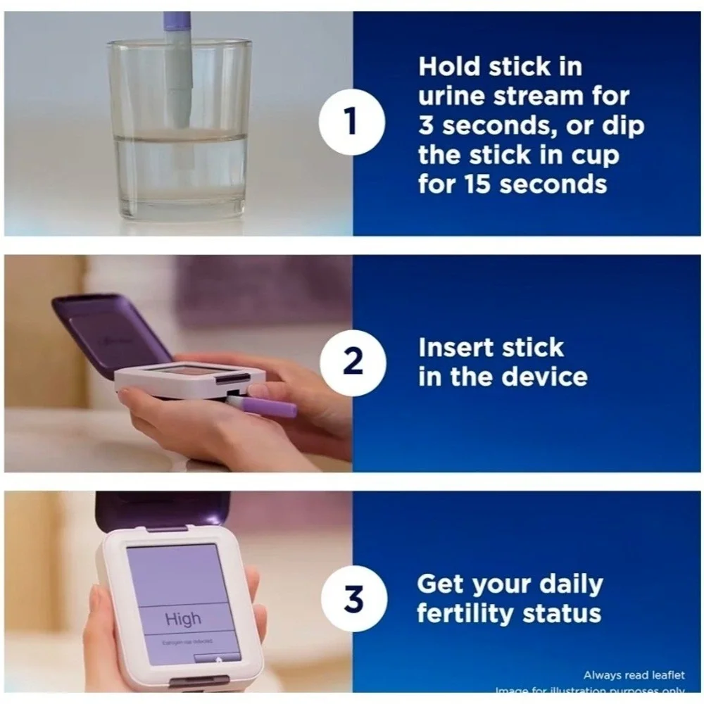 Clearblue Fertility Monitor with Touch Screen 99% Accurate LH Surge Detection
